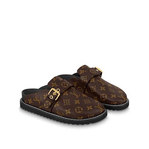 louis vuitton oak slip on clogs|louis vuitton uncover heels.